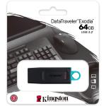 PEN DRIVE USB 3.2 KINGSTON DataTraveler Exodia 64GB